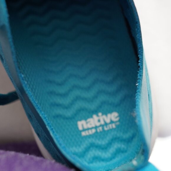 Native Kids Monaco Low Slip-On Sneakers Teal Blue Size C11‎ - Picture 9 of 9